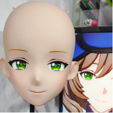 (GLA061)Customize Character'! Female/Girl Resin Full/Half Head With Lock Anime Cosplay Japanese Animego Kigurumi Mask (GLA061)Customize Character'! Female/Girl Resin Full/Half Head With Lock Anime Cosplay Japanese Animego Kigurumi Mask